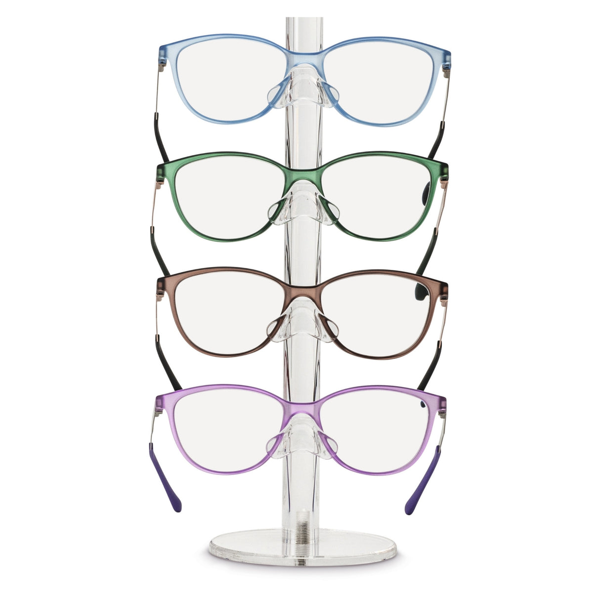 Säulen-Acryl-Display für 4 Brillen