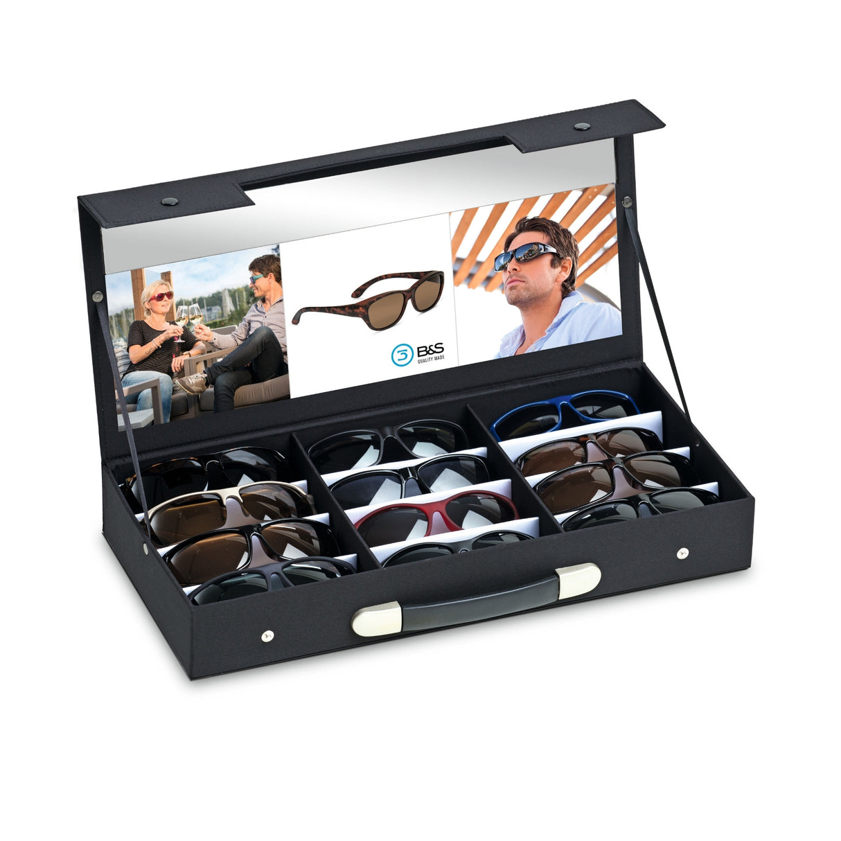 Präsentationskoffer für 12 Brillen