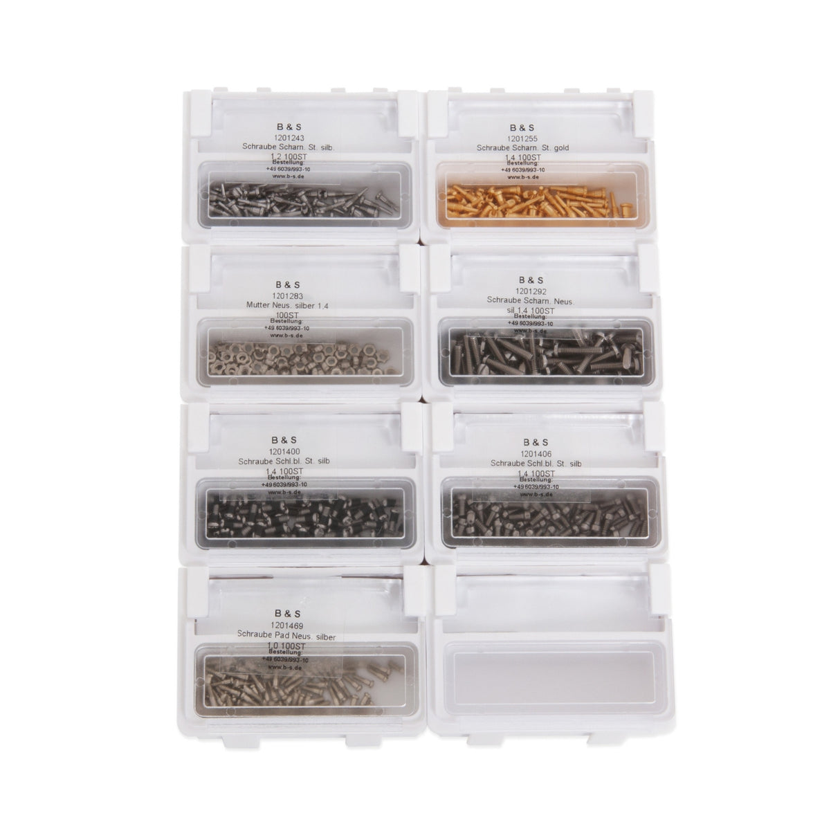 Petit assortiment de vis