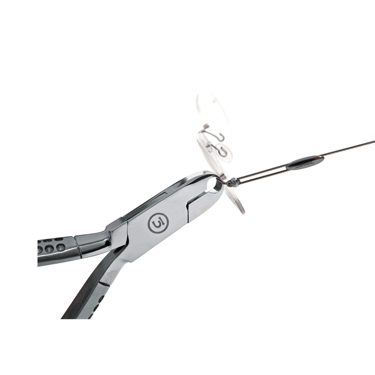 Pince spéciale pour perceuse à verre