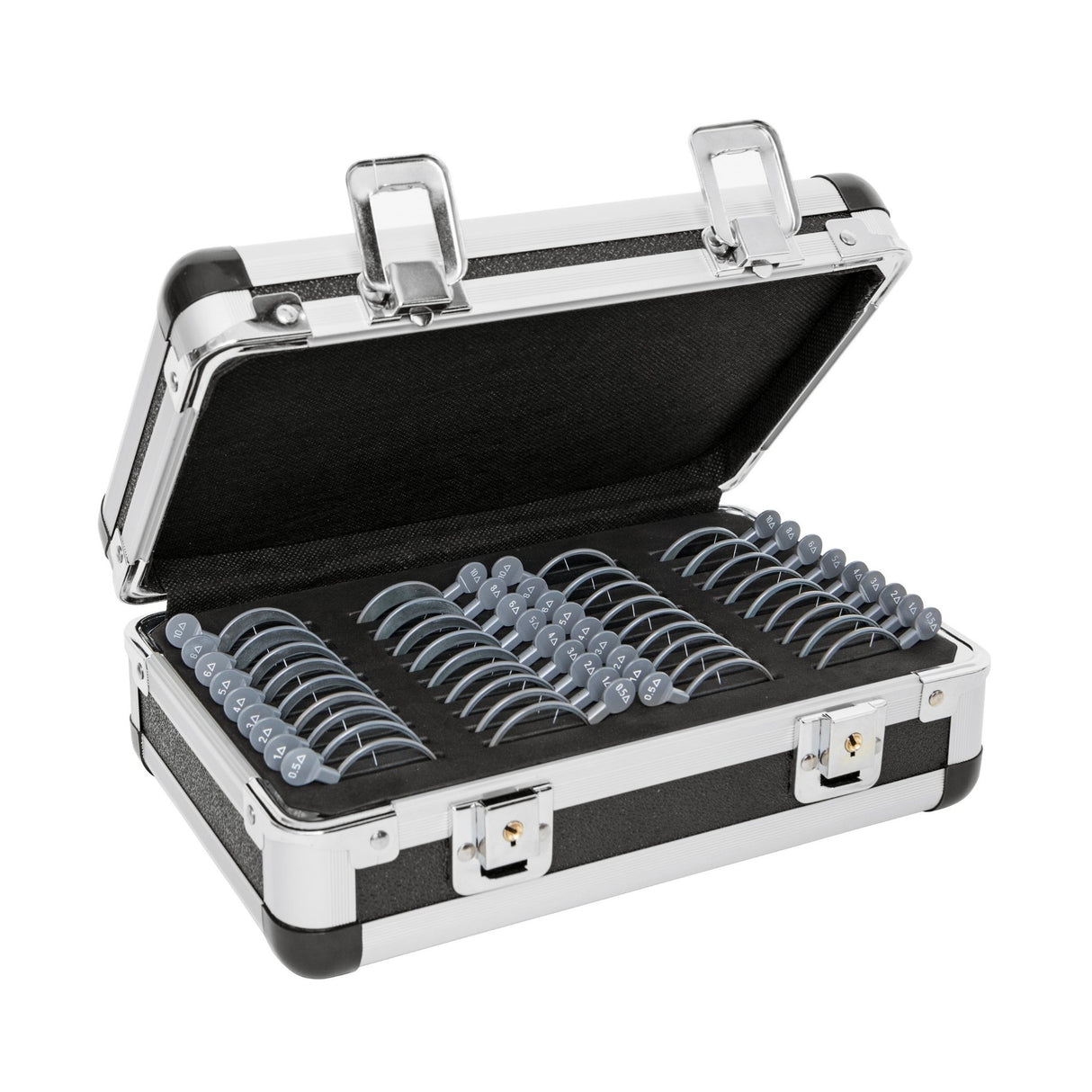 Ensemble de prismes avec cadre en métal