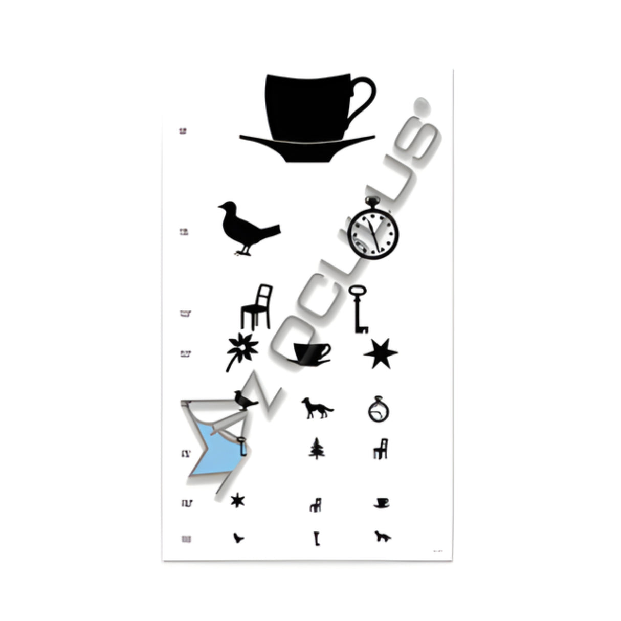 Tableau de test de vision Oculus pour enfants