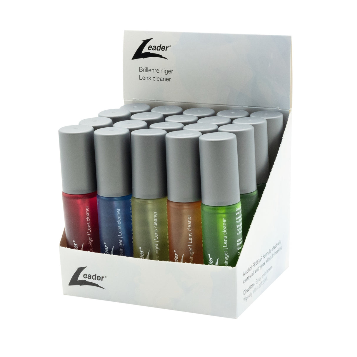 Brillenreiniger im Display