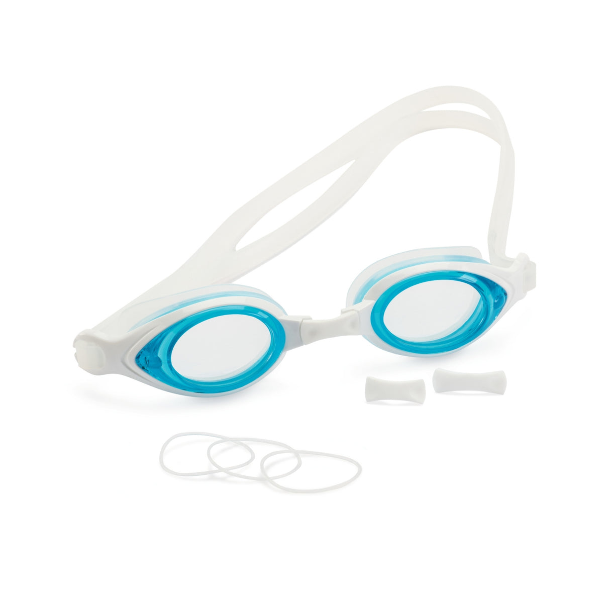 Lunettes de natation pour enfants couleur corail, possibilité de vitrage