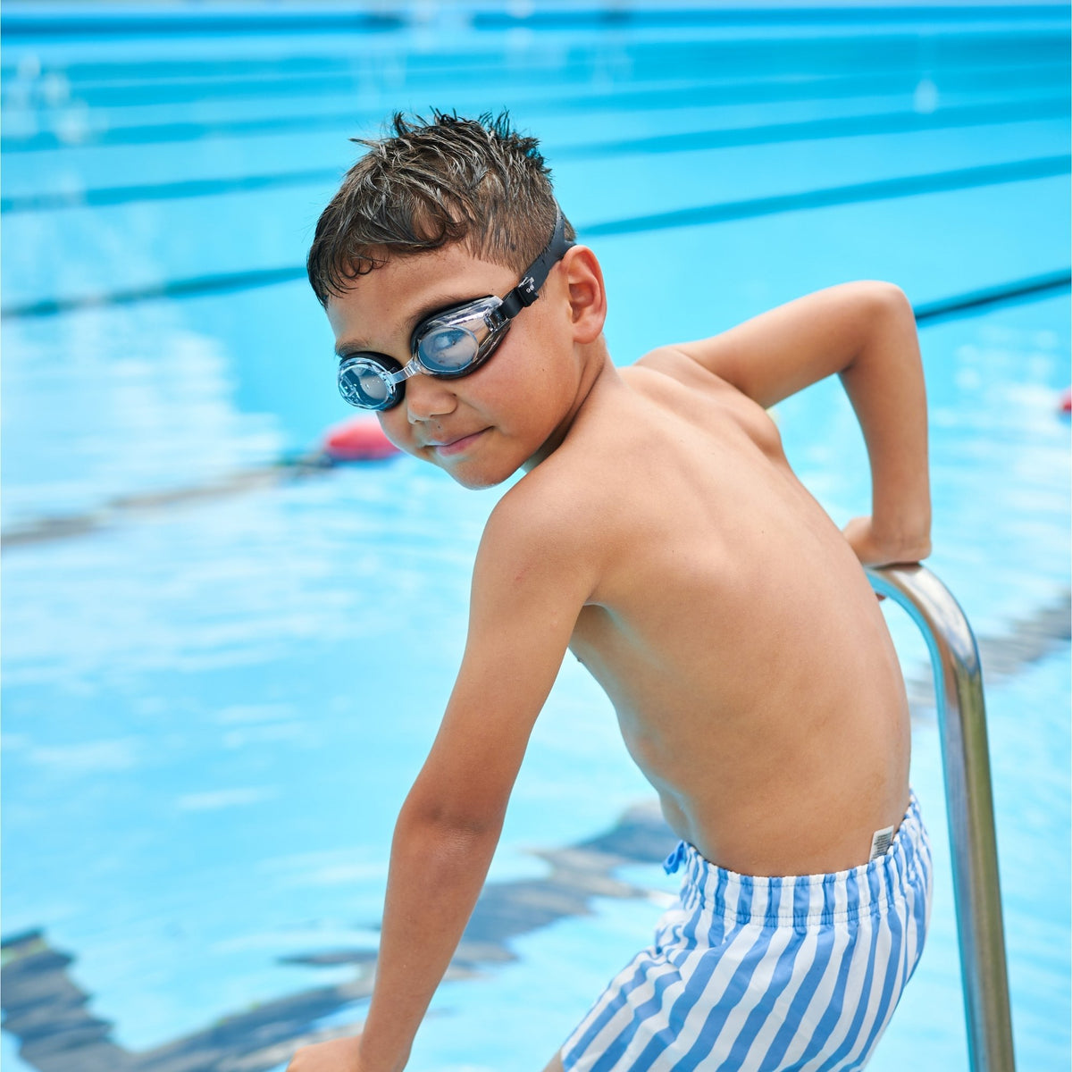 Nalu S Lun. de natation p. enfant, garniture bleu