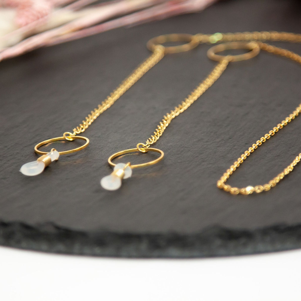 Chaîne de lunettes en or de Turin