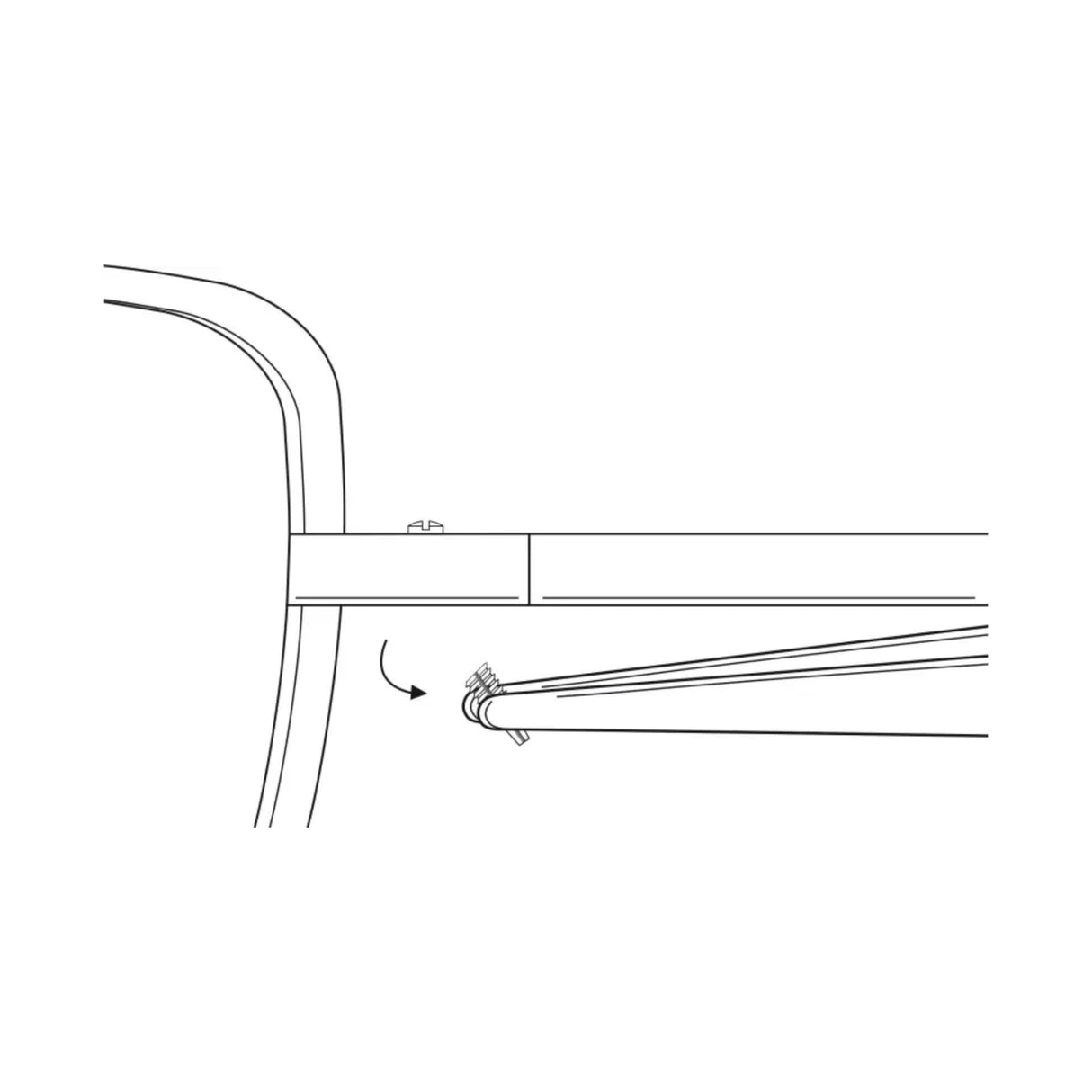 Vis autotaraudeuse avec dispositif de blocage en nylon
