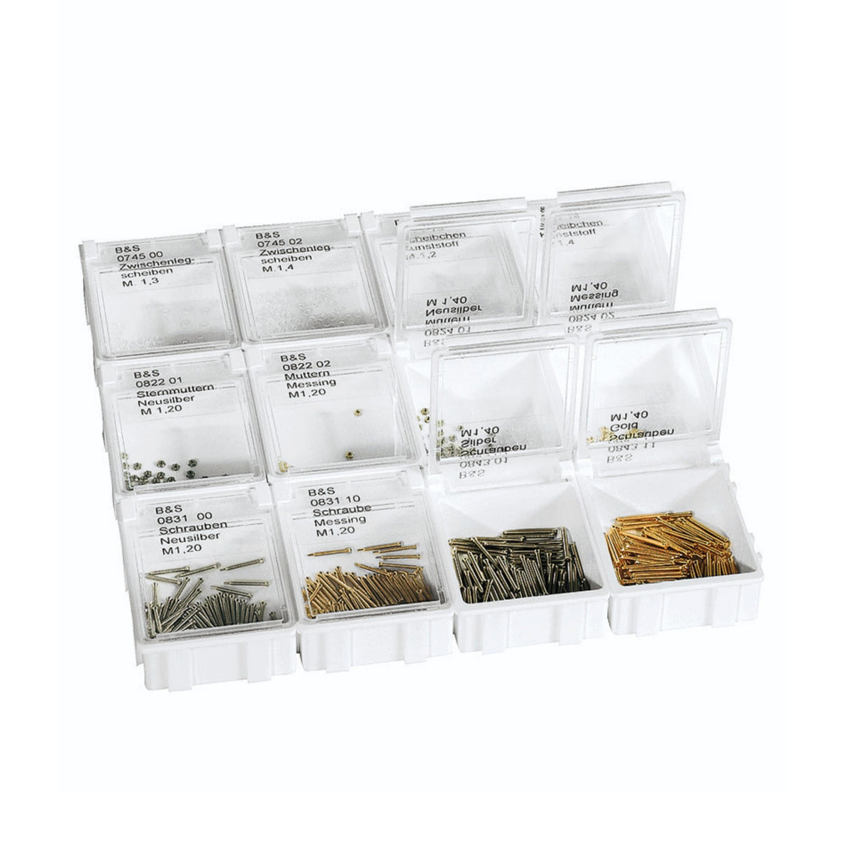 Assortiment de petites pièces pour perceuse