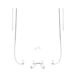 Ensemble de pièces de rechange pour lunettes de perçage à manchon, monobloc