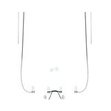Ensemble de pièces de rechange pour lunettes de perçage à manchon, monobloc