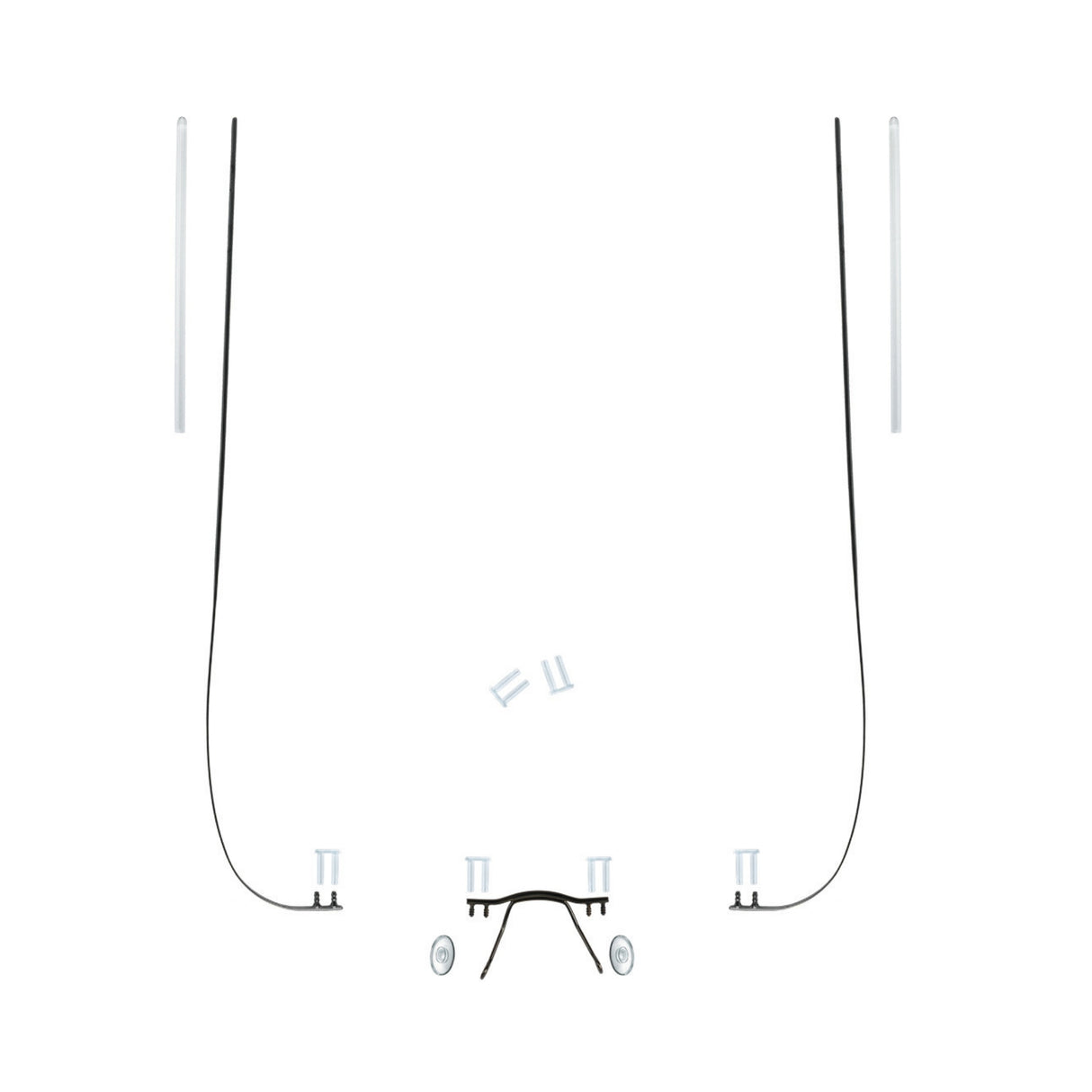 Ensemble de pièces de rechange pour lunettes de perçage à manchon, monobloc