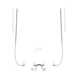 Ensemble de pièces de rechange pour lunettes de perçage à manchon, monobloc