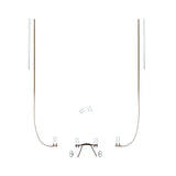 Ensemble de pièces de rechange pour lunettes de perçage à manchon, monobloc
