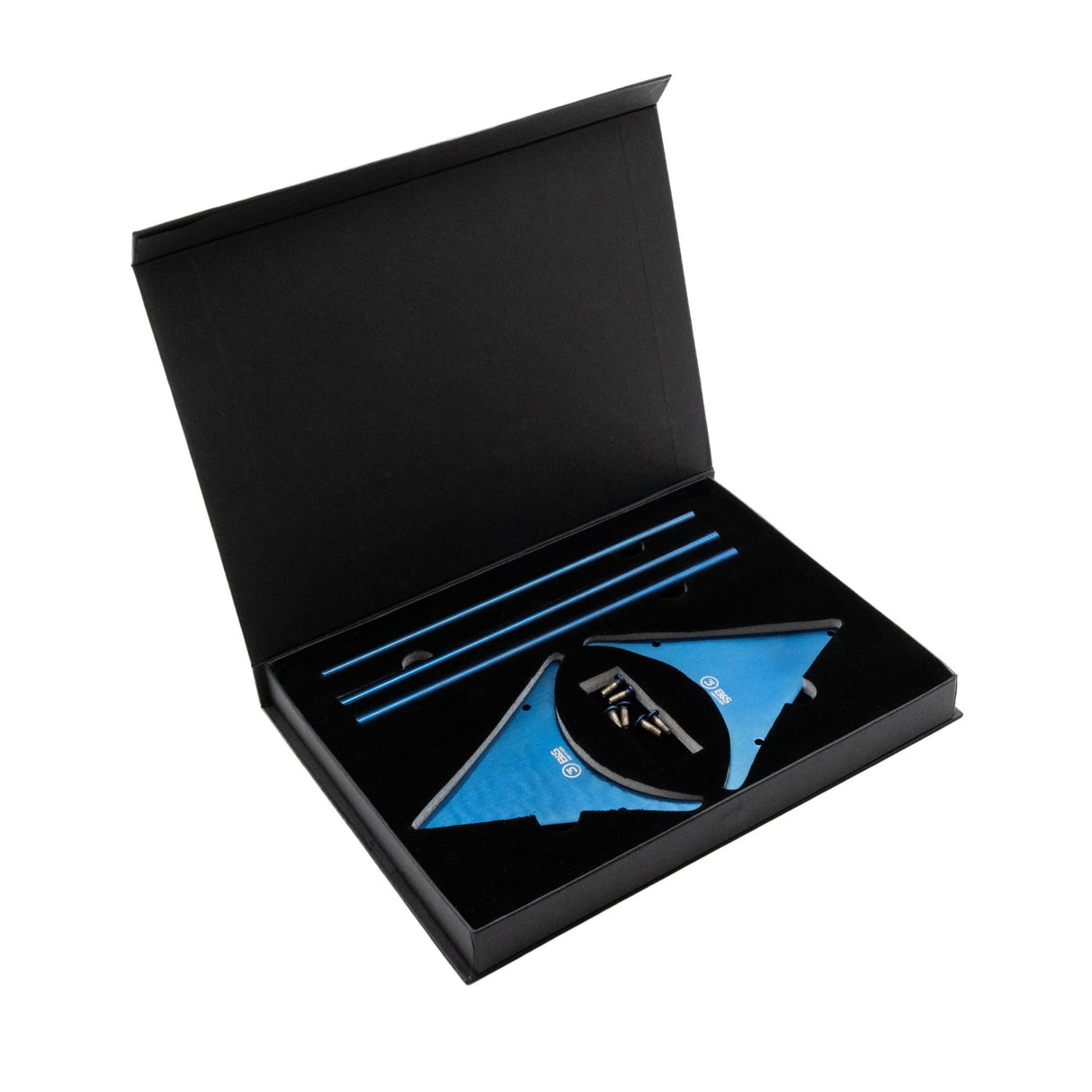 Support de pinces bleu acier