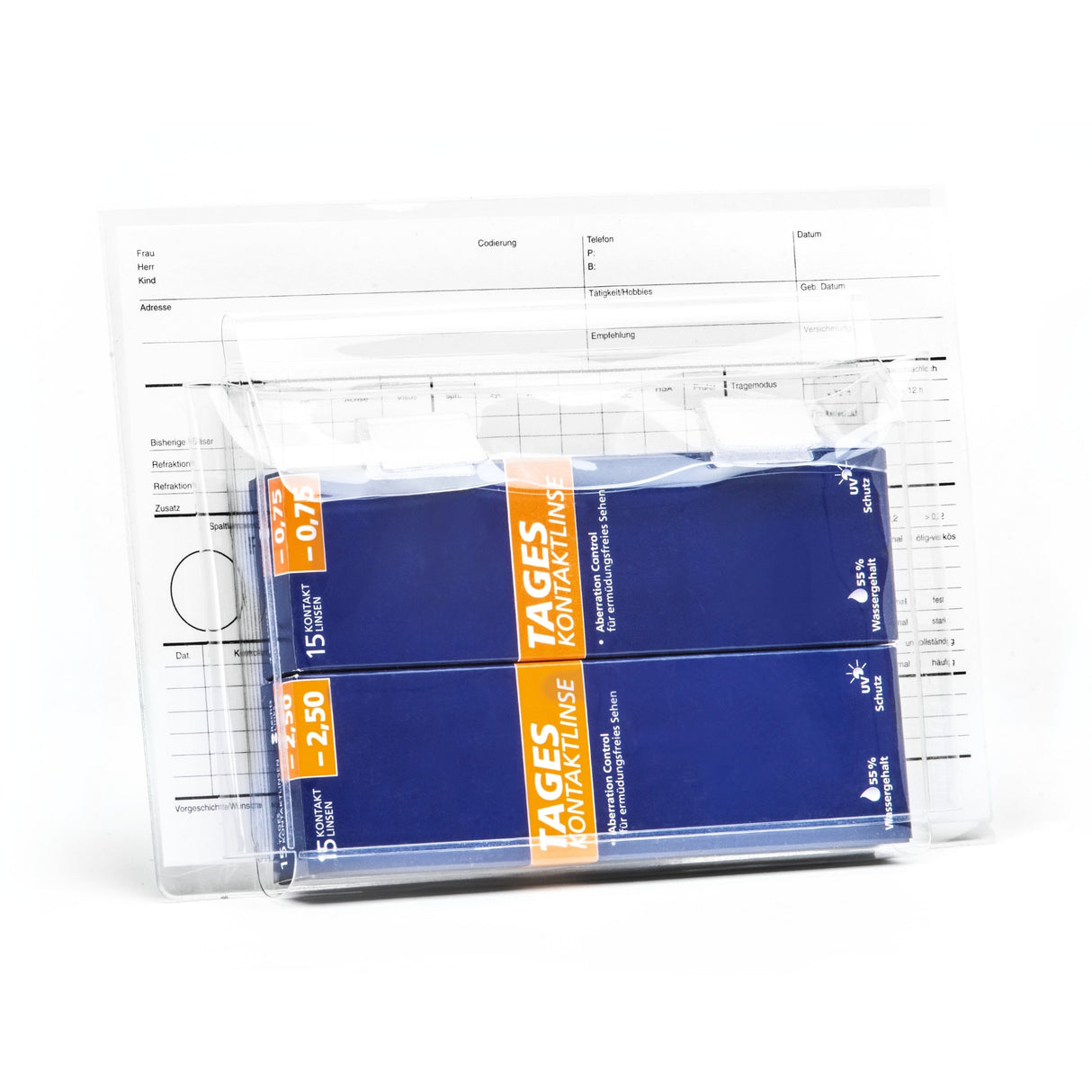 Pochettes pour lentilles de contact