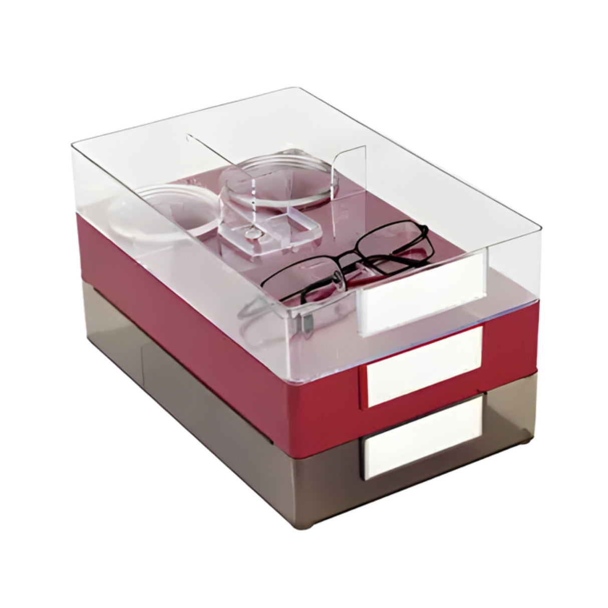 Boîte de travail avec séparateurs