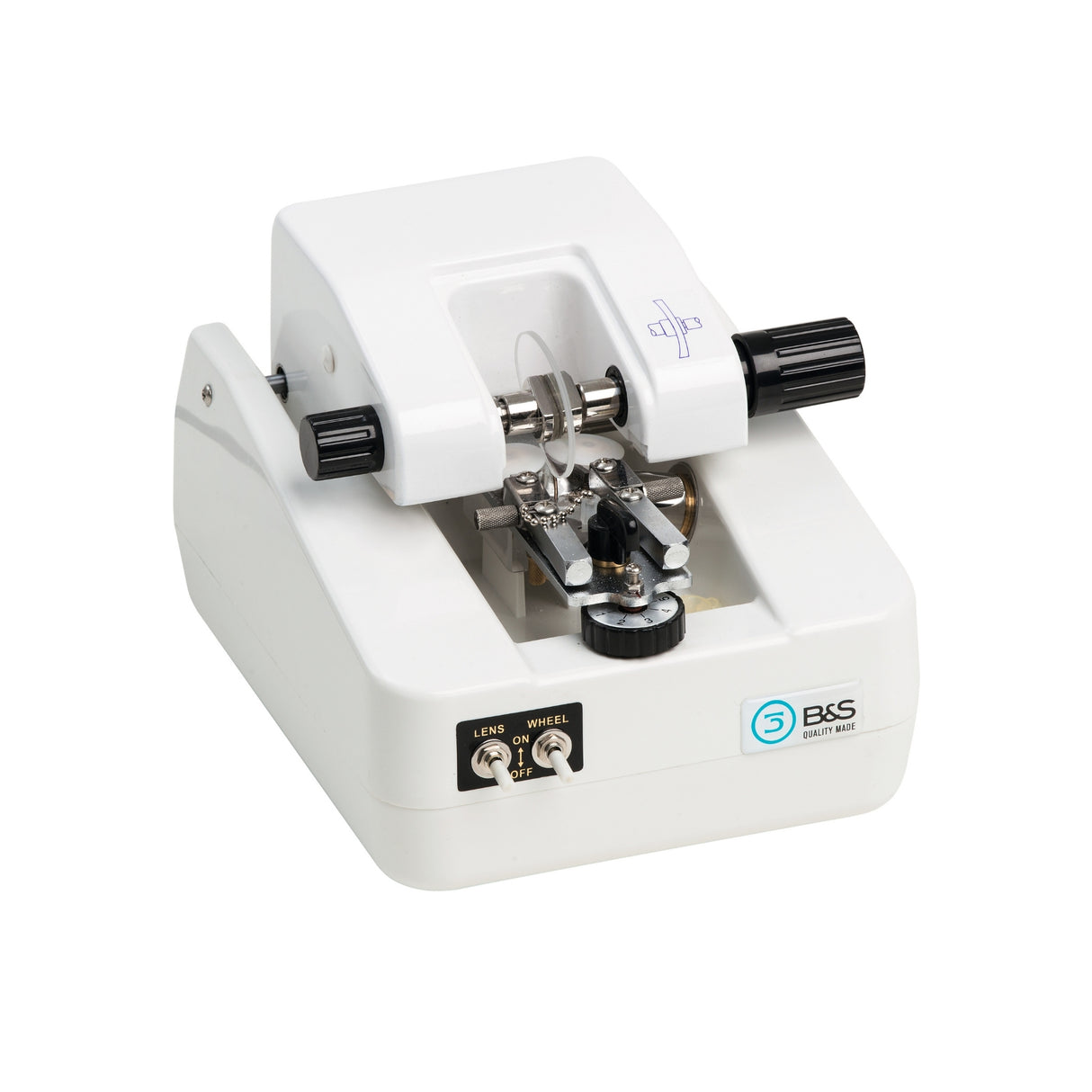 Outil de rainurage avec adaptateur demi-lunettes