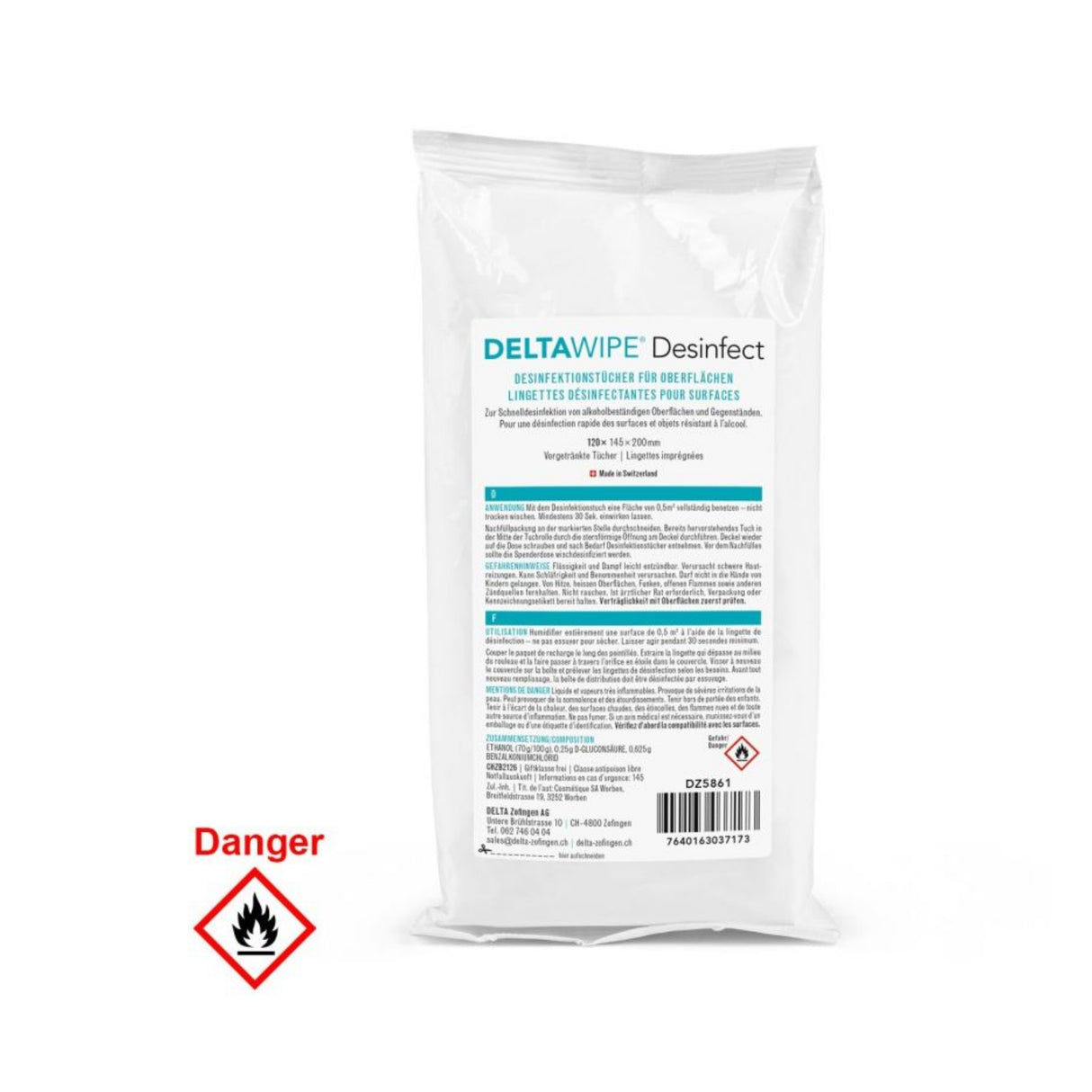 Desinfektionstücher DELTAWIPE® Nachfüllpack