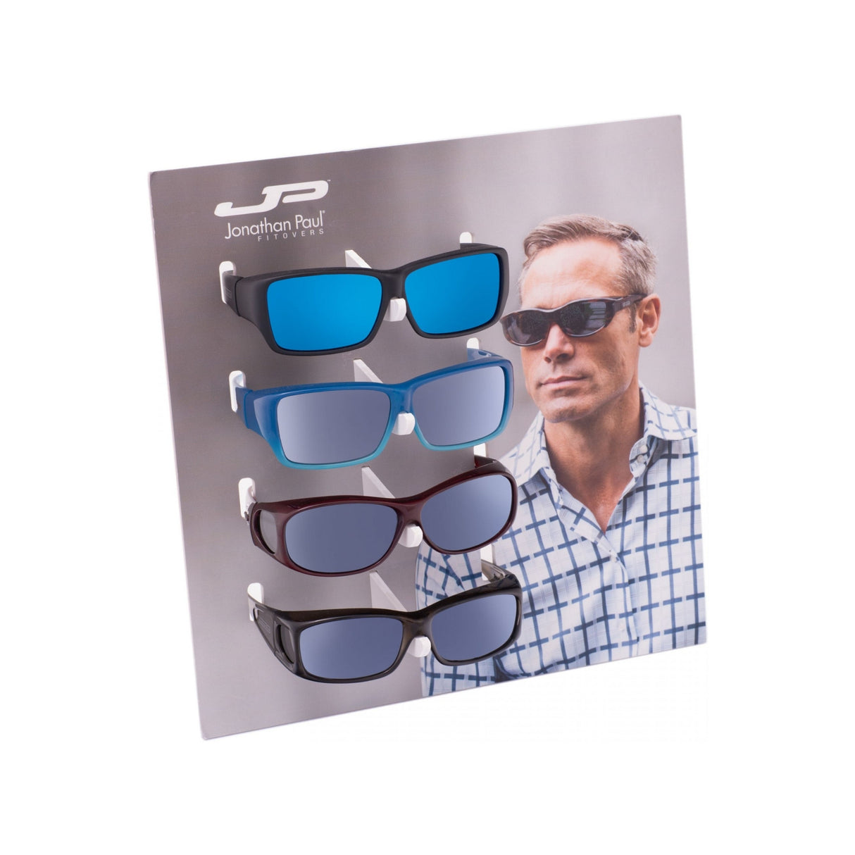 Présentoir Jonathan Paul pour 4 paires de lunettes, enfichable