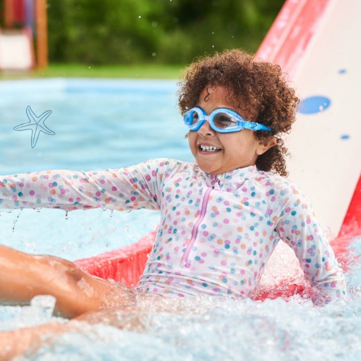 Nalu S & Sea horse Kinder-Schwimmbrillenbausatz